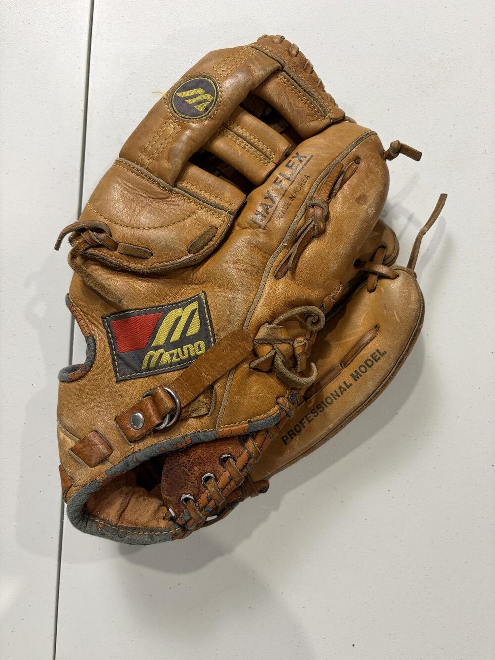 Mizuno Baseball Glove Mens 12 Brown Leather Vintage Professional Model MT4850J